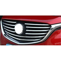 New ABS Chrome Front Grille Cover Trim For Mazdas 6 M6 Atenza 2017