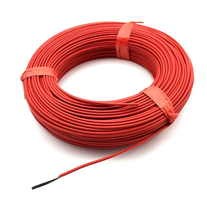 100 Meters 12K Floor Warm Heating Cable 33 Ohm/M Infrared Floor Heating Film 220V Carbon Fiber Heating Wires Coil