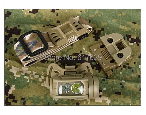 Tactical Modular Personal Lighting System Head Light for Outdoor Hunting Helmet Paintball Accessory OS15-0065