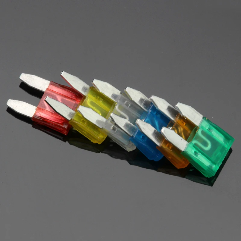 35/30/7PCS Auto Car Boat Truck Mini Blade Fuse 5/7.5/10/15/20/25/30Amp For Small-sized Car Standard Automobile Security Fuse