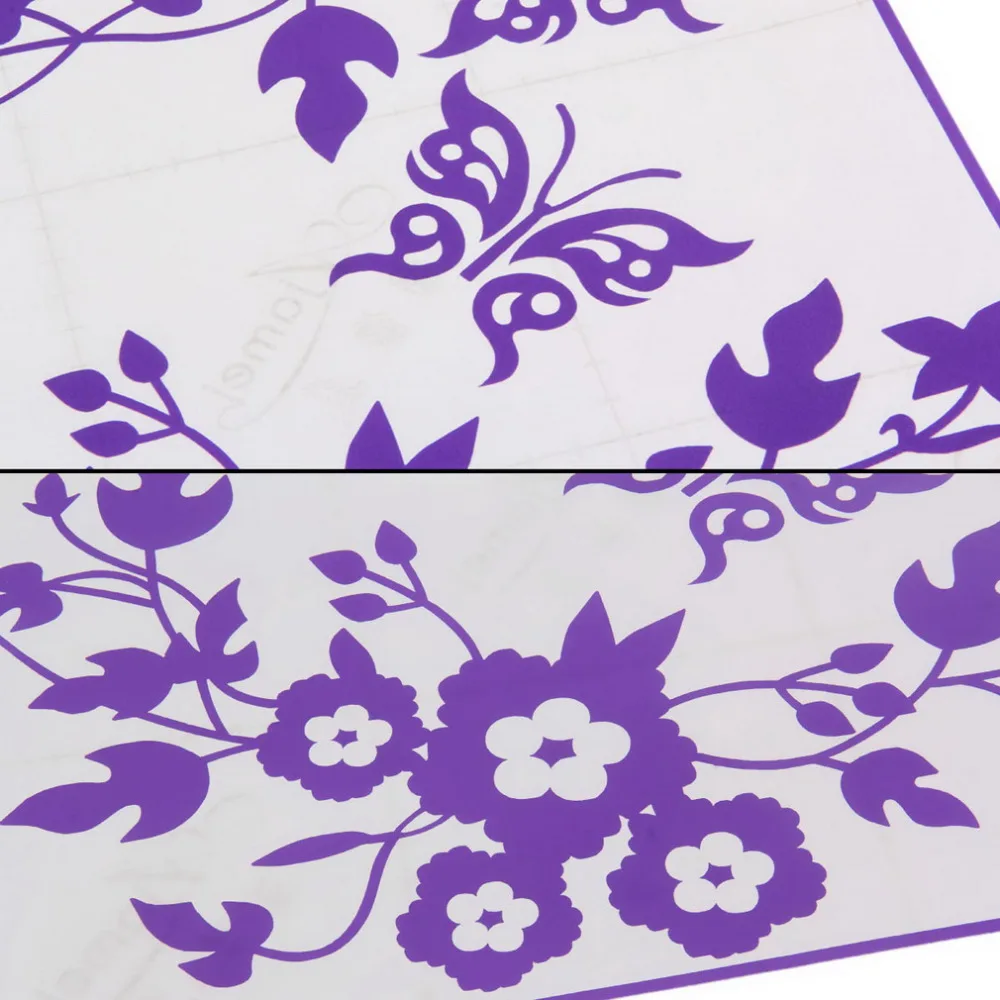 Butterfly Flower Bathroom Wall Stickers For Home Decor Butterflies Decoration Art Decals Toilet Mural Cupboard Wallpaper