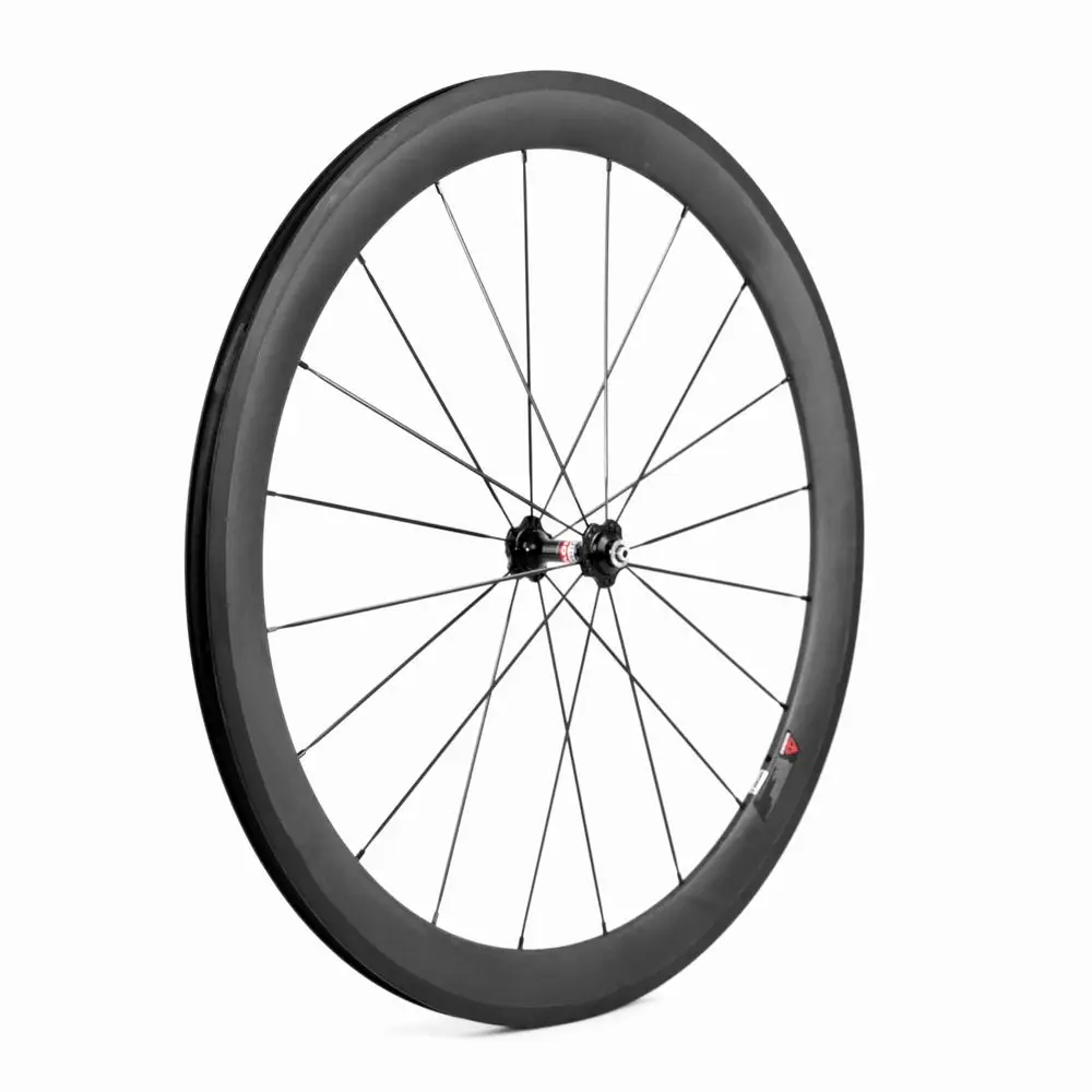 Factory Sale!DIY Road Wheelset Clincher 50mmX23mm Tubular Tire Composite Material 700C Carbon Wheel 404 Sticker Can Be Offered