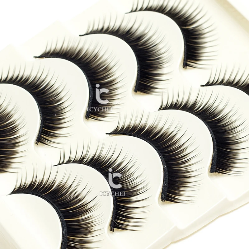 ICYCHEER – faux-cils fantaisie, extensions colorées, rouges, bleues, violettes et brunes, doux, faits à la main, pour fête Cosplay Halloween