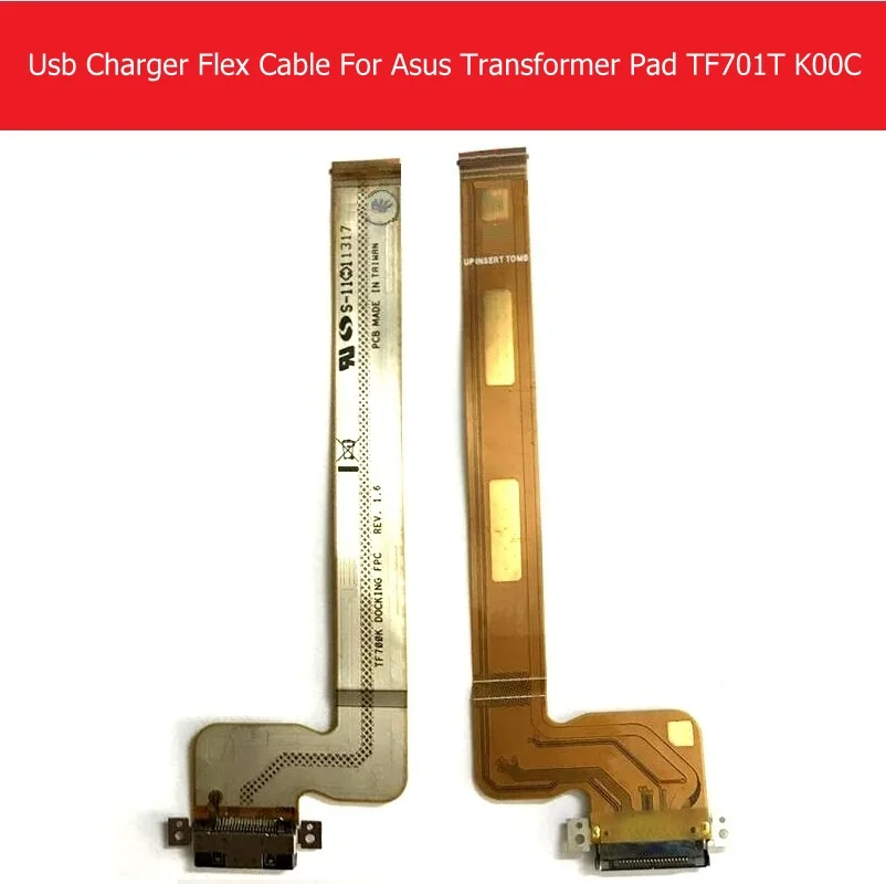 Sync Date Charging Port Flex Cable For Asus Transformer Pad Infinity TF700T TF700 TF700k-DOCKING-FPC USB Charger Connector Flex