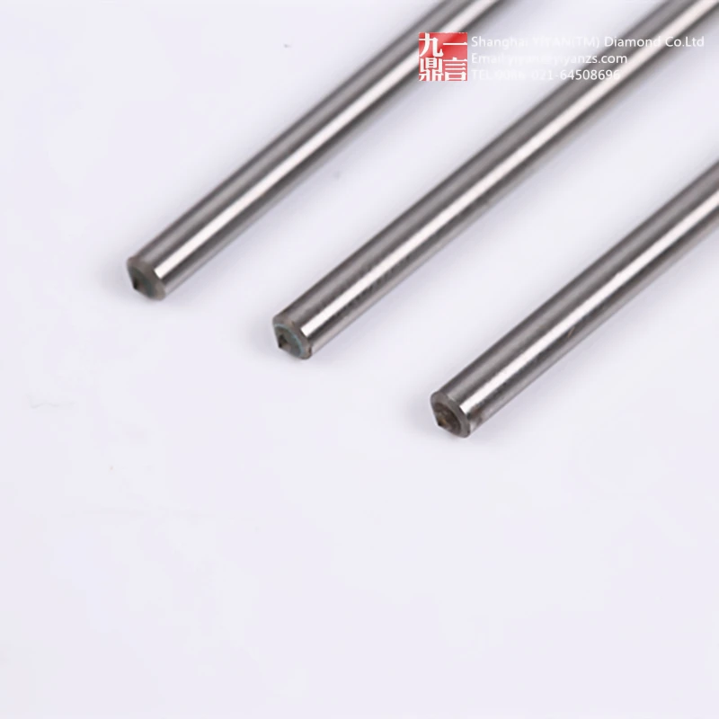 1pc 3.175mm 생크 120도 팁 강철 크롬 티타늄 화강암 조각 포인트 다이아몬드 조각사 드래그 비트 커터 CNC 라우터 비트