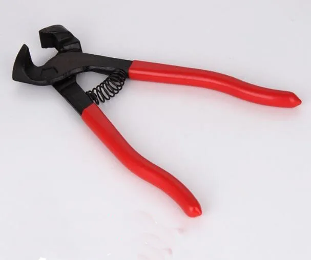 

45# carbon steel DIY Tile Cutting flat nozzle trimming edge plier with YG8 YG6X hard alloy blade