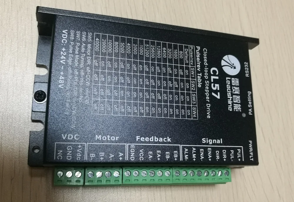 New Leadshine Closed Loop Stepper Drives CL57 suit NEMA 23 stepper motor instal 1000 lines encoder make up easy servo motors