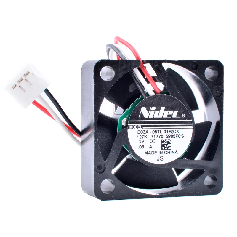 COOLING REVOLUTION D03X-05TL 01B 3cm 3010 5V 0.08A Router Network Box Cooling Fan Small cooling fan