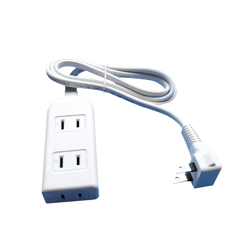 Electrical Socket Outlet One in three Japan home Two Flat Plug Electromobile Charger Power Strip Cable With Extension Cord