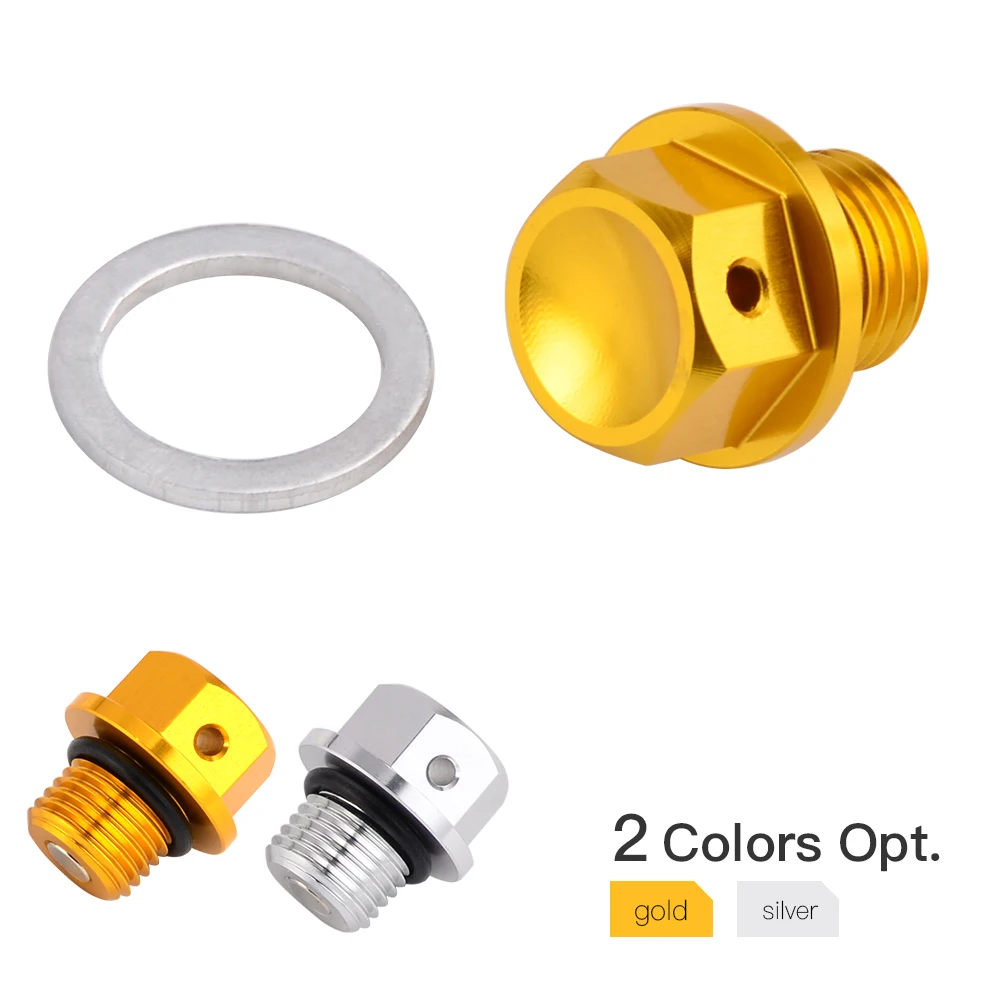 Motorcycle For Suzuki RM125 RM250 RM250Z RMZ250 DRZ400S DRZ400E DRZ400SM DR-Z 70 100 250 M12*P1.25 Magnetic Oil Drain Plug Screw