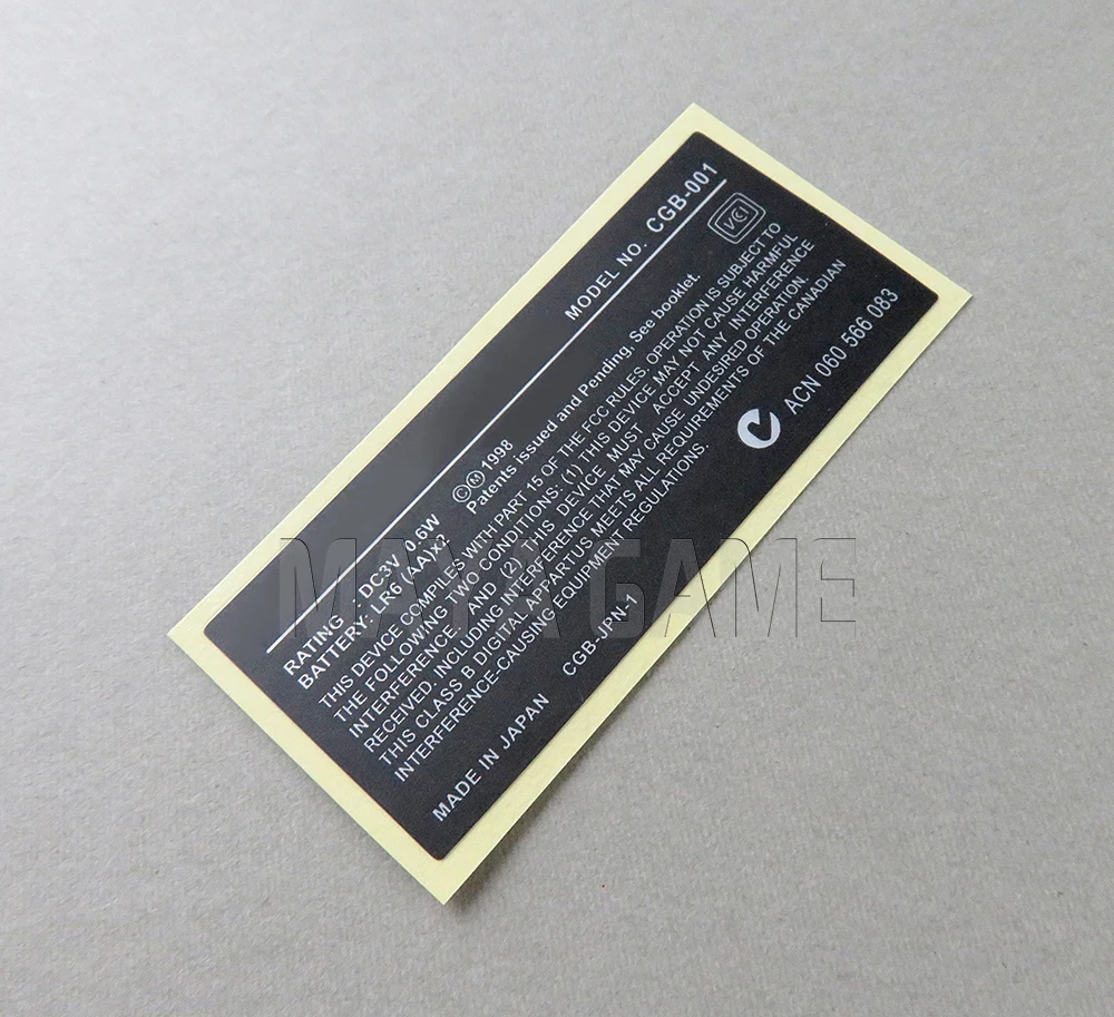 ملصق ملصقات Game boy ، 100 قطعة ، لوحدة التحكم ، gba ، gbc ، gba ، sp