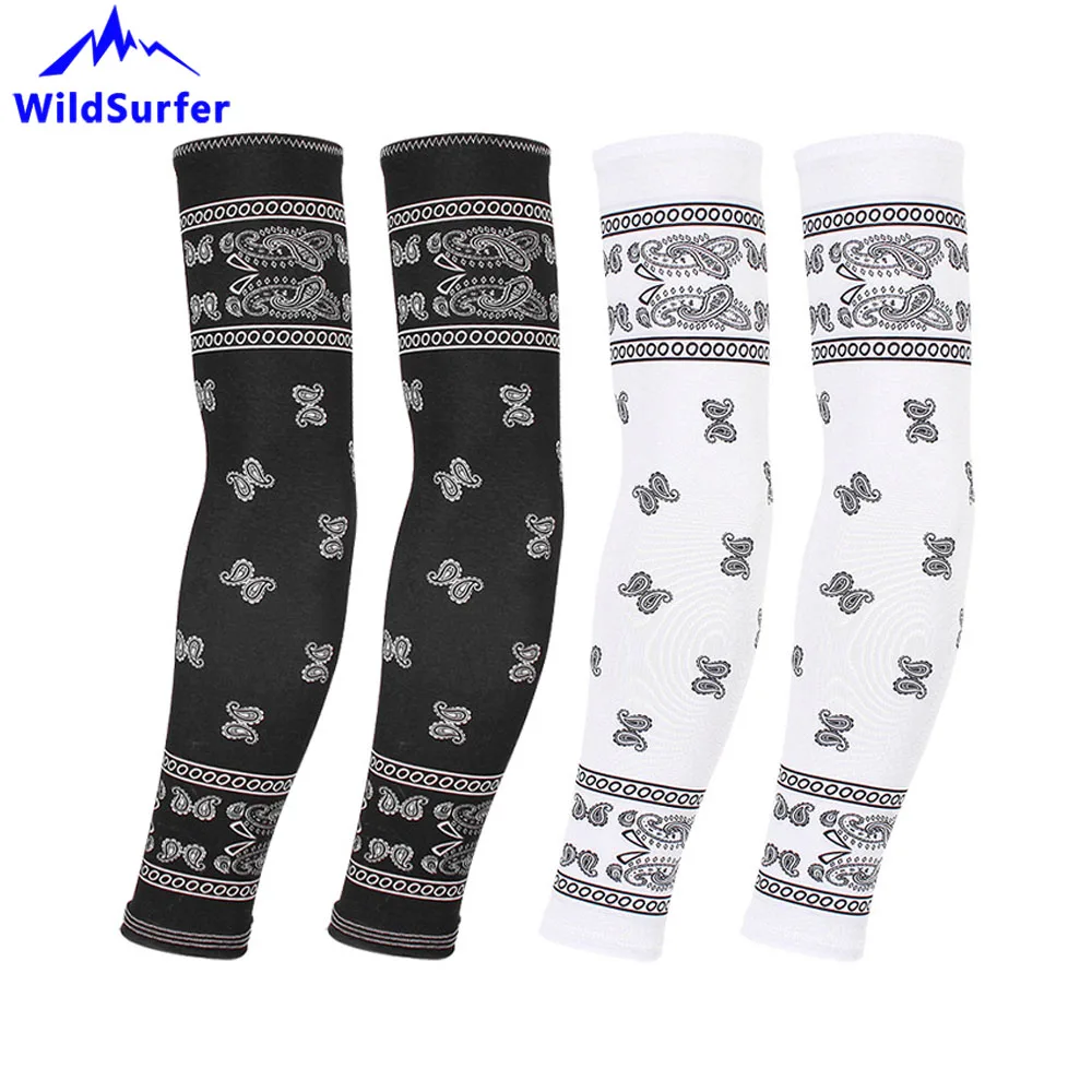 Cycling Arm Sleeve, Breathable UV Protection, Paisley Cuff, Fitness, Basketball, Elbow Pad, Sport Safety Warmers, Tattoo Sleeves