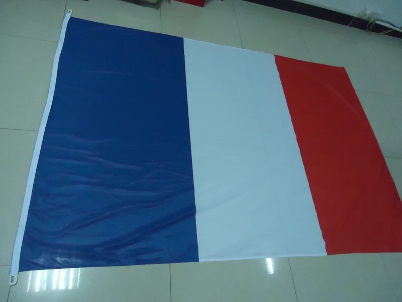 

free shipping knitted polyster France country or national flag , 150*210CM,Windbreak, Anti-UV,Digital Printing,France banner