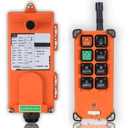 Free Shipping F21-E1B 36V 1PC transmitter 1PC receiver Motor control button Hoist crane remote control wireless radio Uting