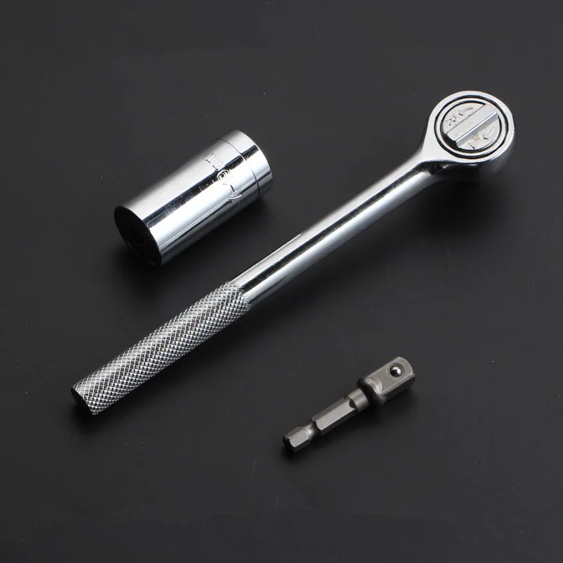 3PCS 7-19MM Suit Multifunctional Sleeve Universal Socket Ratchet Wrench Bushing Set Magic Spanner Tool Wrench Magic Sleeve