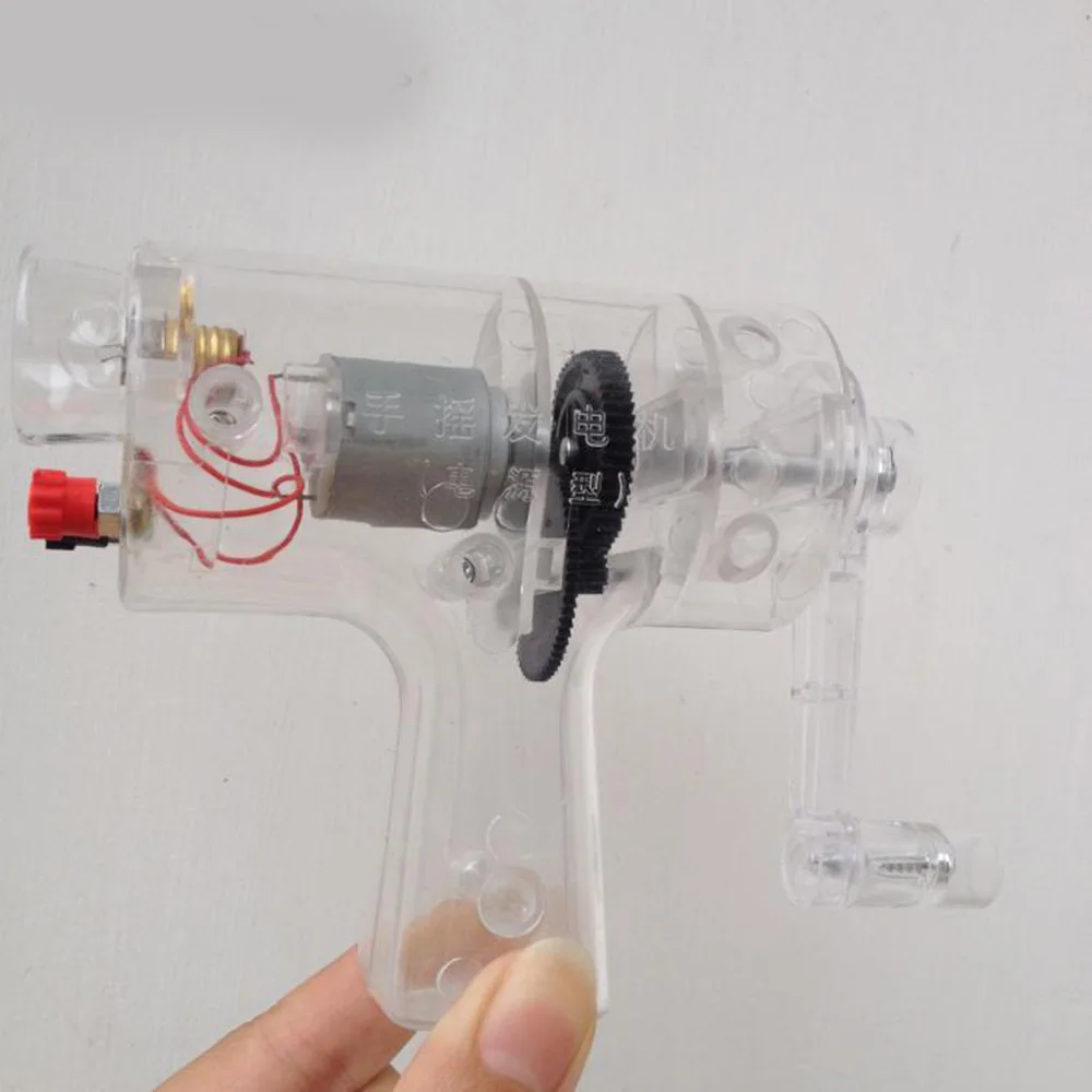 Miniature Hand Generator Energy Converter Power Generator Physics Experimental Teaching Equipment School Teaching Instrument