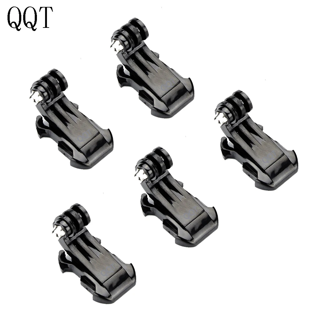 QQT for Gopro Accessories 5 pcs J Mount Hook Buckle Verticale Adattatore for GoPro Hero12 10 9 8 7 6 5 4 for SJCAM Sports camera