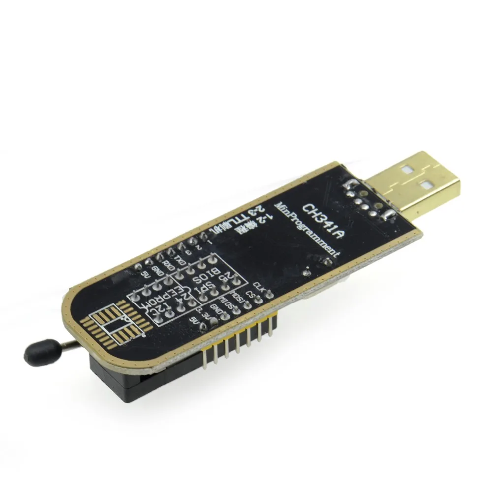 Frete grátis usb programador 24 25 series eeprom spi flash bios placa módulo software driver