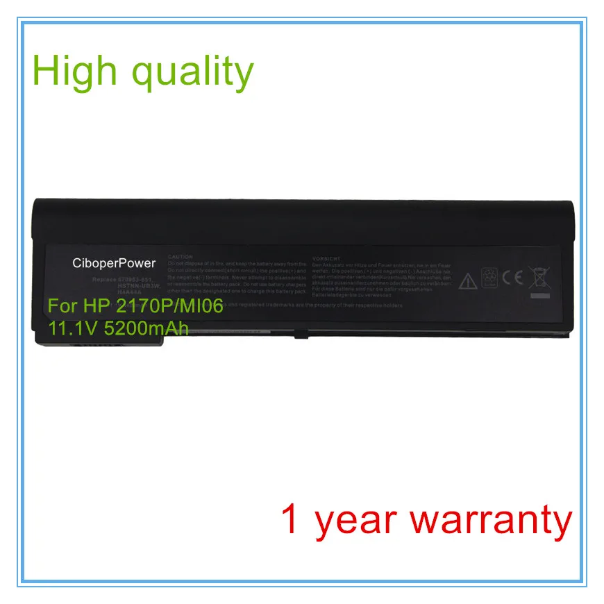 High quality HSTNN-W90C HSTNN-YB3L HSTNN-YB3M MI04 MI06 Laptop Battery for 2170p