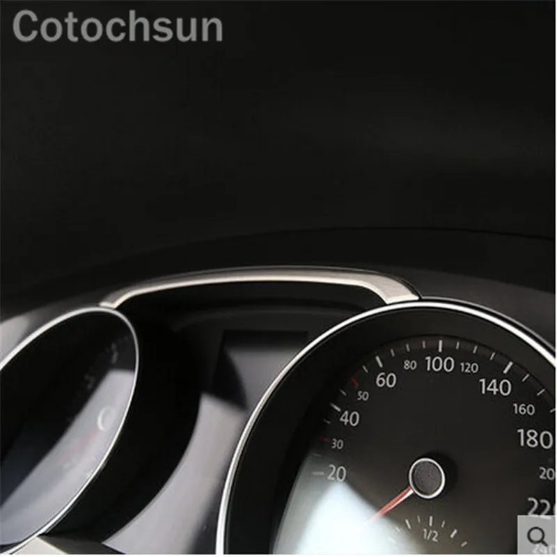 Cotochsun 3pcs/Set Auto Stainless Steel Panel Trim Decoration sticker case Fit For  Volkswagen GOLF 7 MK7