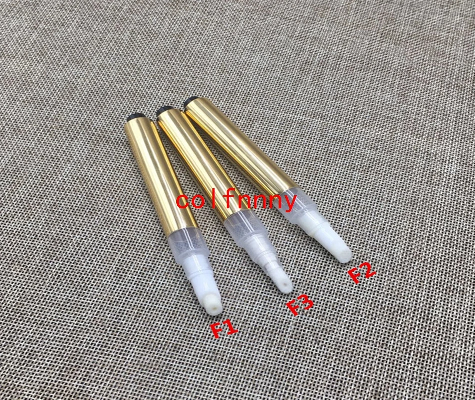 

300pcs/lot Fast Shipping 3ml golden skylight concealer makeup button pen package of freckle acne cosmetic packaging