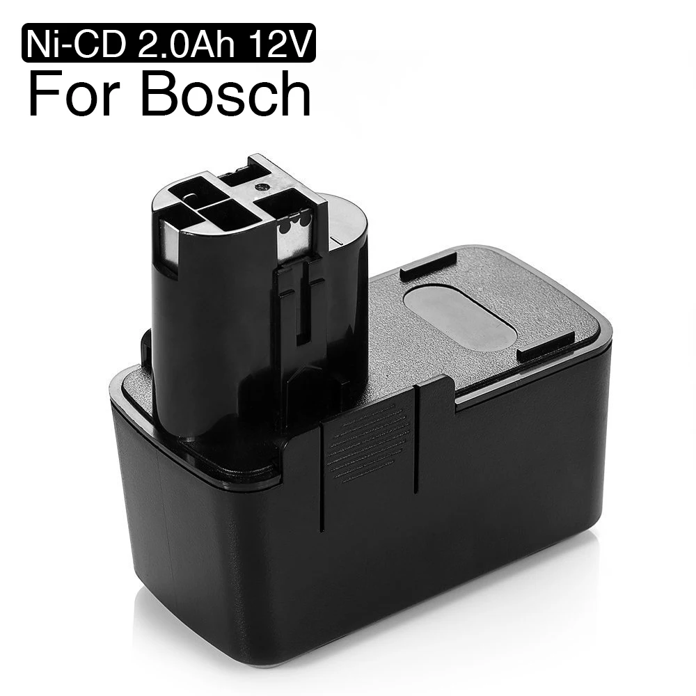 Ni-CD 2.0Ah 12V Replacement Tool Battery For Bosch 12V 2.0Ah BAT011 BH1214H BH1214L BH1214MH H1214N 3300K