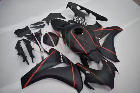 Abs Fairing Fireblade 2008 - 2011 Matte Black Red Fairing Kits CBR 1000 RR 2009 Fairing for Honda Cbr1000 RR 08 09 no paint