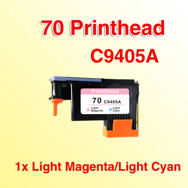 1x compatible for Hp 70 Light Magenta & Light Cyan Printhead C9405A Z3200 Z5200