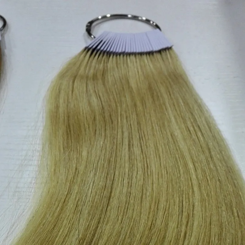 8 inch human hair color ring for salon hair  color chart natural blonde color color adapter