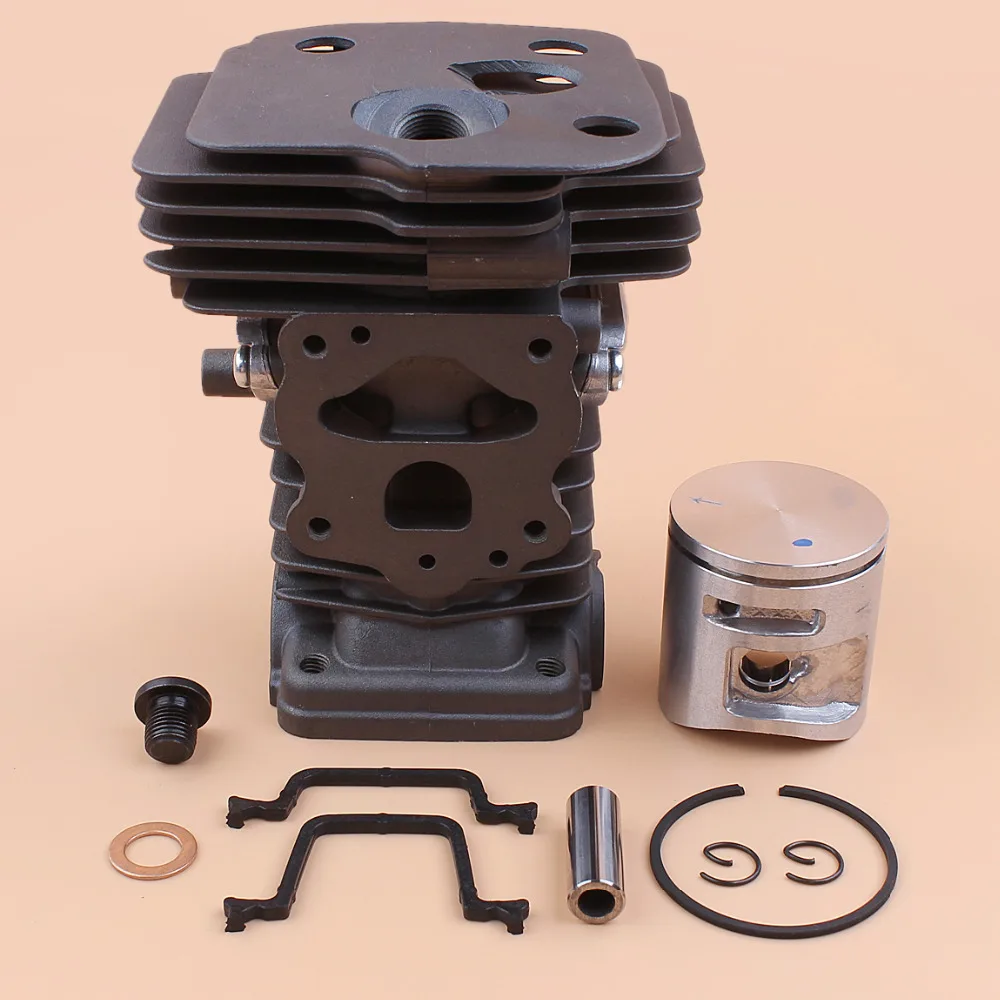 Cilindro Piston Plug Gasket Kit para motosserra, Peças de motor, HUSQVARNA 445 445e 450, 450 Rancher, 445 45cc, 444119902, 444119902, 42mm, Ferramentas de jardim