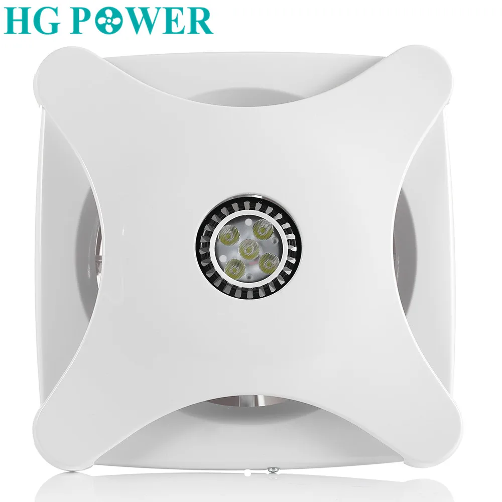 6'' Silent Pipe Exhaust Fan for Ceiling Bathroom Toilet Ventilation Ventilator 220V Fan Hotel Wall Kitchen Extractor Fan Blower