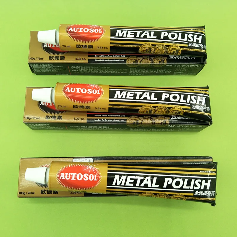 AUTOSOL metal polishing cream hardware wristwatch scratch repair grinding derusting polishing saving copper 100g 75ml