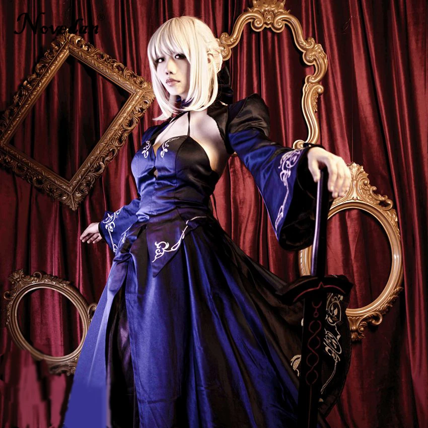 Saber Alter Cosplay FGO Fate Stay Night Costume Arturia Black Dress Saber Wome Cosplay Zero Fate Stay Night Costume Women