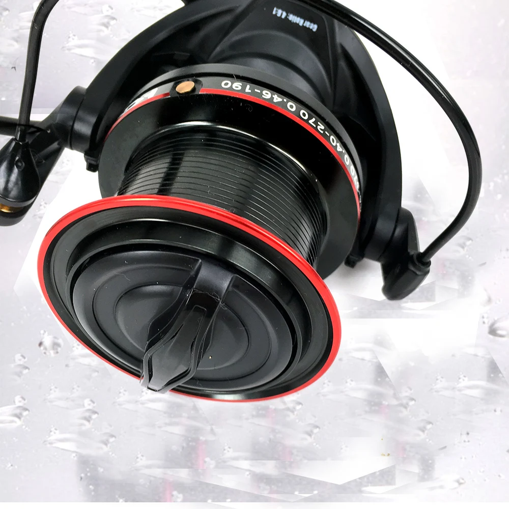 Lizard Fishing Big Spool for Carp Feeder 10000 Series Long Casting Surf Spinning 4.1:1 Ratio Reel
