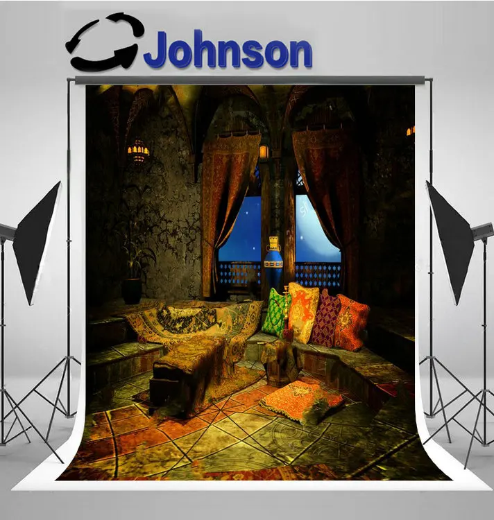 

arabian nights Room Window Curtains Light backgrounds High quality Computer print wall photo backdrop