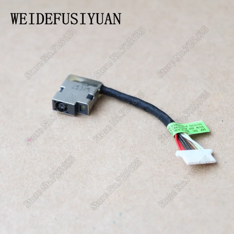 AC DC Power Jack W/Cable Harness Replacement For HP Pavilion 15-CC 15-AU 15-BR 15-W 15-BK X360 M6-W 90W 799735-F51