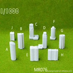 10pcs 1/1000DIY Sand Table Building Model Material Plastic House Building Model Building High-rise Building Model 9 New Products