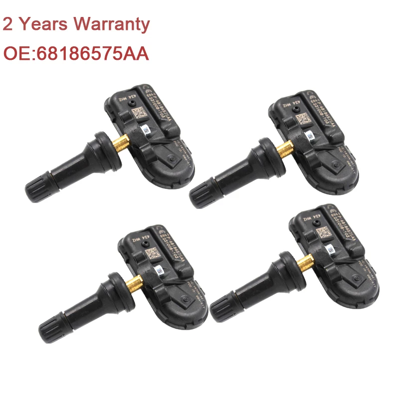 

YAOPEI 4PCS/Lot 68186575AA TPMS Tire Pressure Sensors for Chrysler Dodge RAM 434MHz