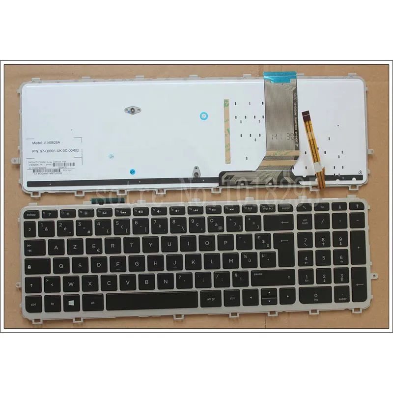 

Французская клавиатура для ноутбука HP ENVY TouchSmart 15-J 15T-J 15Z-J 15-J000 15t-j000 15z-j000 15-j151sr с подсветкой FR