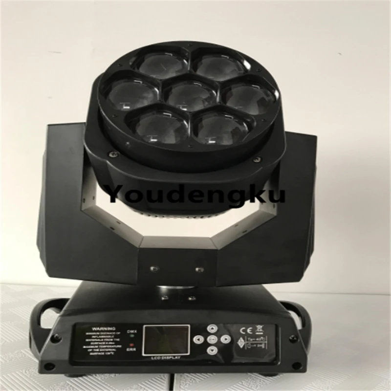 4 pieces China led wash moving head 7x15W Mini Bee Eye RGBW Zooming LED moving head Beam light