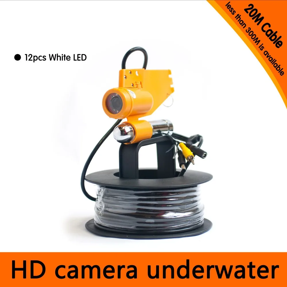 20Meter Depth Underwater Camera with Single Lead Rode for Fish Finder & Diving  Camera Application