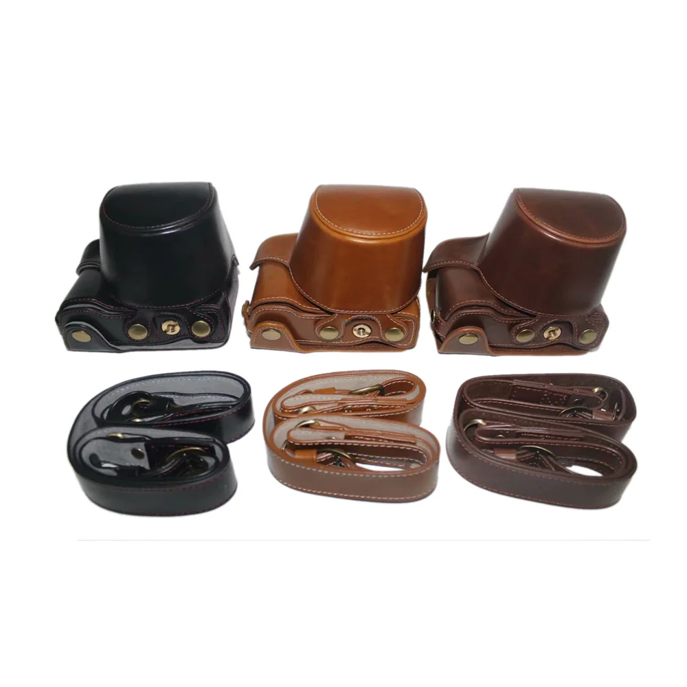 Vintage PU Leder Kamera Tasche Fall Abdeckung Tasche für Sony A5000 A5100 A6000 A6300 Kamera