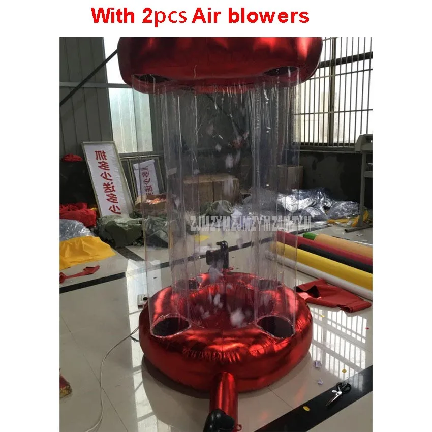 

Oxford Inflatable Money Catch Ballons Machine Cute Cartoon Design For Promotion Money Collection Game Tool With 2pcs Air blower