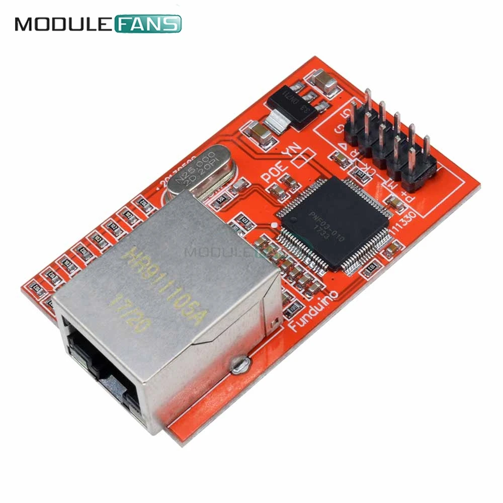 Mini W5100 LAN Ethernet Shield Network Board Module For Arduino R3 W5100 3.3V Compatible For Arduino Ethernet  Mega 2560
