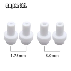 Ultimaker-2 upm2 hot end acoplador, 2 ou 4pcs, ptfe manga interna para 1.75mm e 3mm filamento