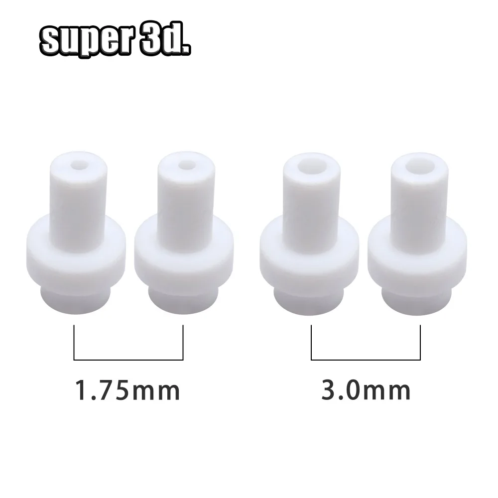 2/4 szt. Ultimaker 2 UM2 Łącznik izolatora gorącego końca Tuleja wewnętrzna PTFE do żarnika 1,75 mm 3 mm