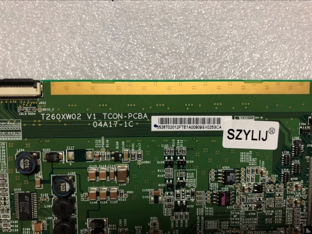 Placa do poder para SZYLIJ T260XW02 V1 TC0N-PCBA 04A17-1C, SPOT
