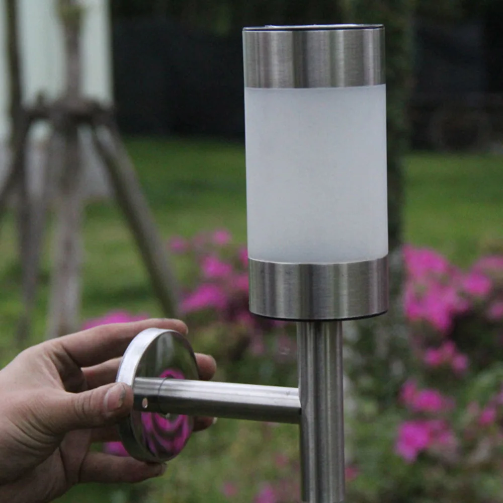 กลางแจ้งกันน้ำ LED พลังงานแสงอาทิตย์ Wall Landscape Mount สกรูติดตั้ง