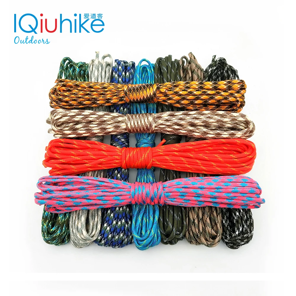 550 Parachute Cord Lanyard Rope Mil Spec Type III 7Strand 31Meters Climbing Camping Survival Tools