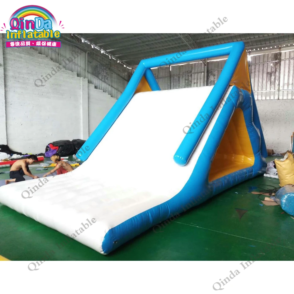 Commercial Grade Inflatable Water Slide 8x3x4m Giant Inflatable Water Slide For Rental